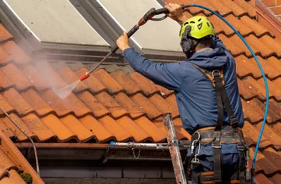 Démoussage et hydrofuge de toiture aux Forges